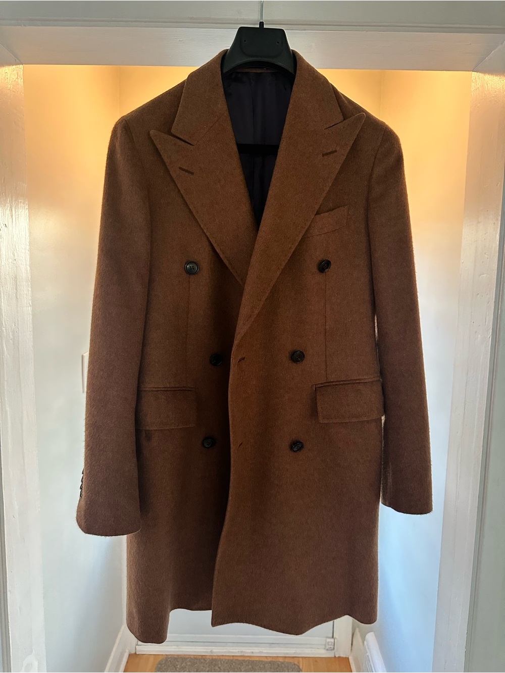 Suitsupply Cashmere Double-Breasted Top Coat - Picture 3 of 11